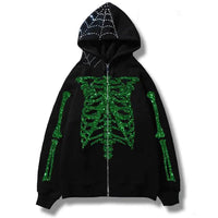 Men's Streetwear Skull Hoodies