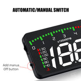HUD Car Display Overs-speed Warning Projecting Data System- USB Powered_1