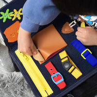 4 Layer Montessori Sensory Educational Activity Board Toy_5