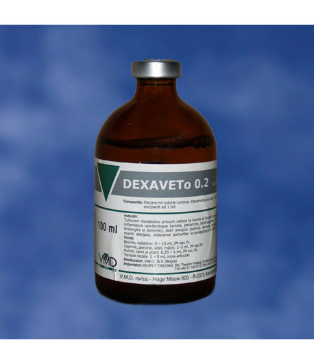 DexaVETo 2mg 100ml Antiallery for Horses, Cattle ,Goats ,Swine,Dogs & Cats